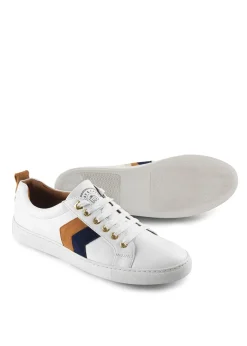 Alexandra Leather Trainers - White
