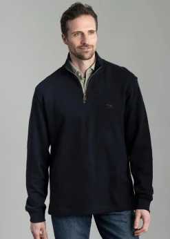 Alton Ave 1/4 Zip Neck - Eclipse