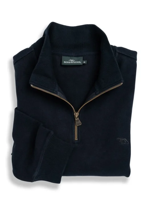 Alton Ave 1/4 Zip Neck - Eclipse