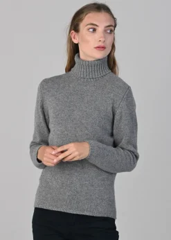 Amelia Cashmere Roll Collar - Flannel