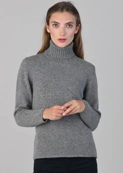 Amelia Cashmere Roll Collar - Flannel