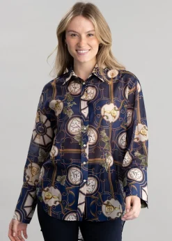 American Luxe Shirt - Evening Blue