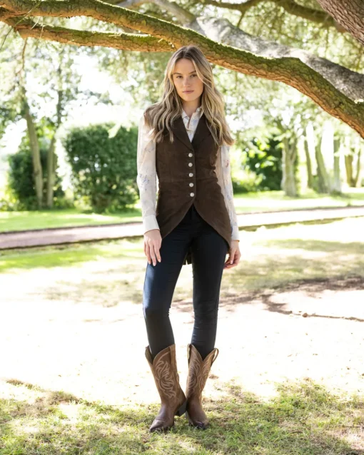 Anna Waistcoat - Brown
