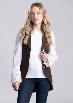 Anna Waistcoat - Brown