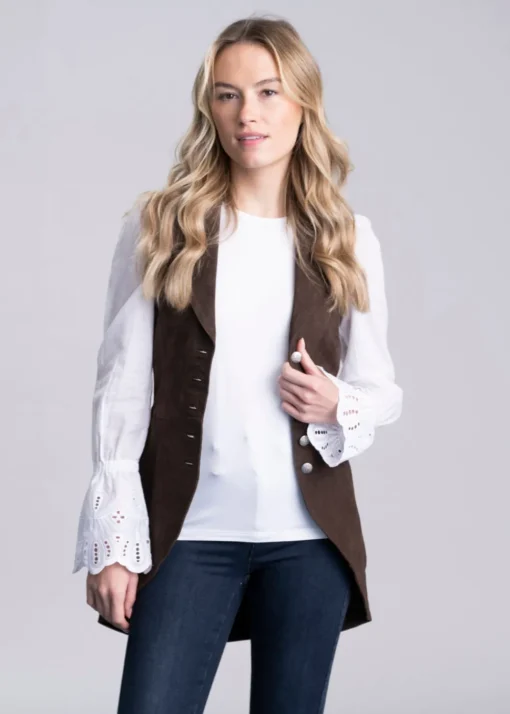 Anna Waistcoat - Brown