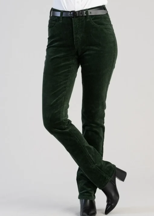 Apollo Needle Cord Jeans - Forest