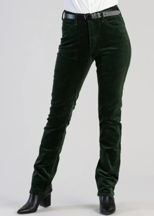 Apollo Needle Cord Jeans - Forest