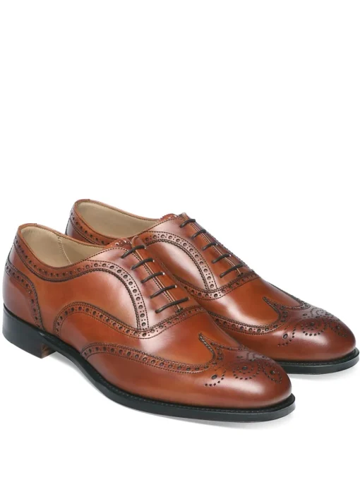 Arthur III Oxford Brogues - Dark Leaf Burnished