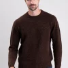 Aryan Crew Neck - Coffee