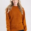 Aryan Crew Neck - Vintage Orange