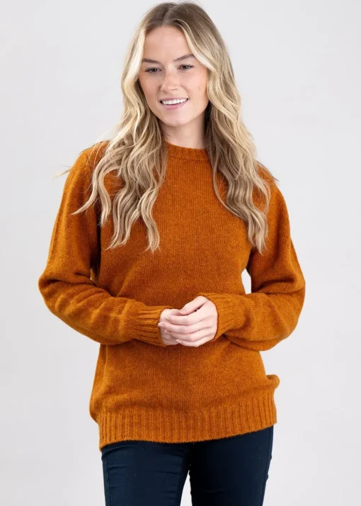 Aryan Crew Neck - Vintage Orange
