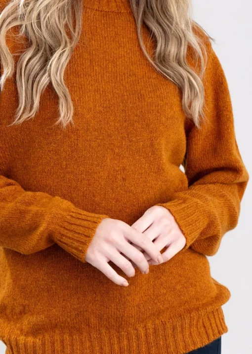 Aryan Crew Neck - Vintage Orange