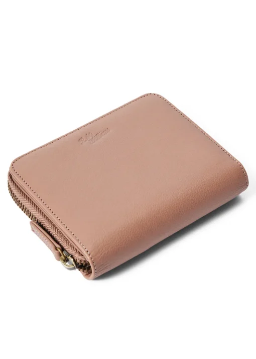 Avalon Zip Around Wallet - Dusty Pink