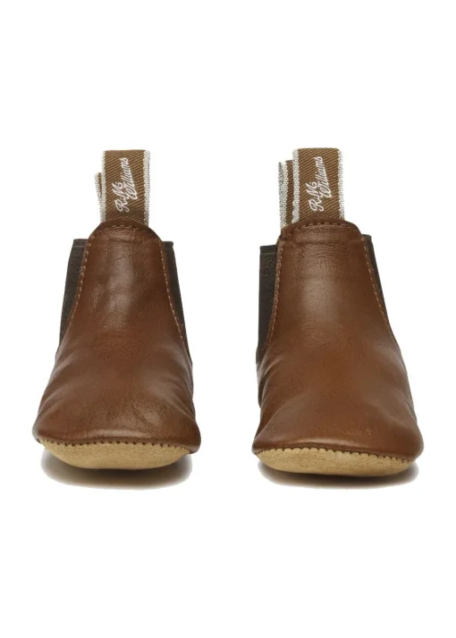 Baby Booties - Tanbark