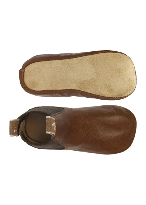Baby Booties - Tanbark