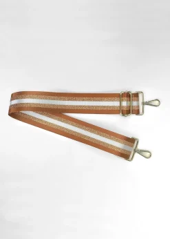 Bag Strap - Tan and Copper