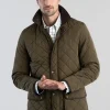 Barrowden Quilt Jacket - Dark Olive