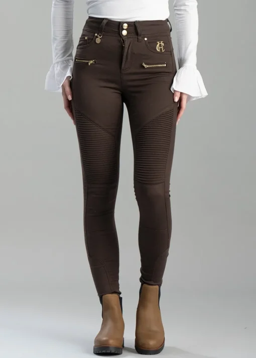 Biker Jeans - Chocolate