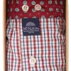 Boxer Shorts - Checkered Bordeaux