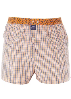 Boxer Shorts - Orange Check