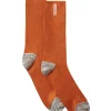 Bradenham Bamboo Mid Length Lightweight Waffle Knit Socks - Orange