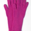 Briar Cashmere Long Gloves - Neon Rose