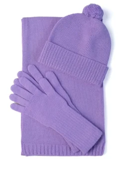 Briar Cashmere Long Gloves - Iris