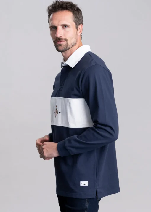 Buck Rugby Shirt - Navy