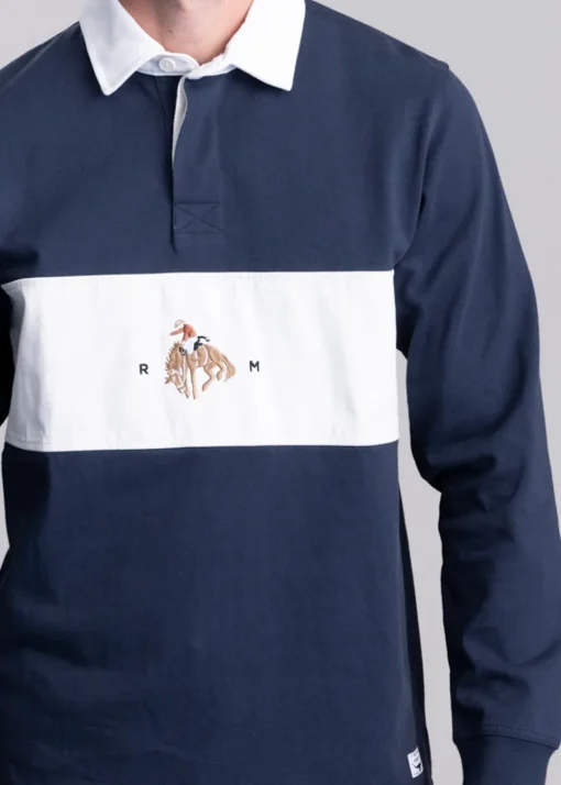 Buck Rugby Shirt - Navy