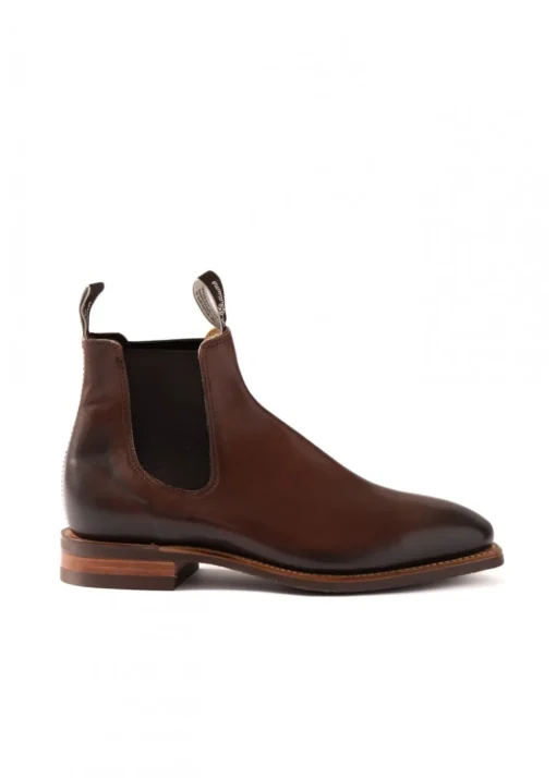 Burnished Comfort Craftsman Boots - Bordeaux