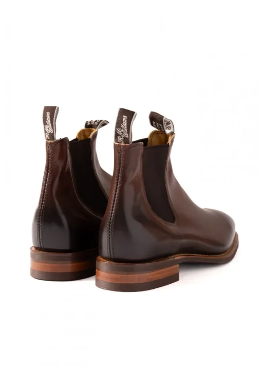 Burnished Comfort Craftsman Boots - Bordeaux