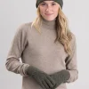 Cashmere Cable Gloves - Loden Mix