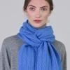 Cashmere Cable Scarf - Isfahan