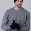 Cashmere Gloves - Charcoal