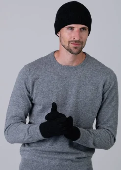 Cashmere Gloves - Charcoal