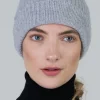 Cashmere Ribbed Hat - Flannel