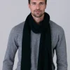 Cashmere Ribbed Scarf - Bottle