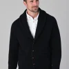 Cashmere Windsor Shawl Jacket - Navy