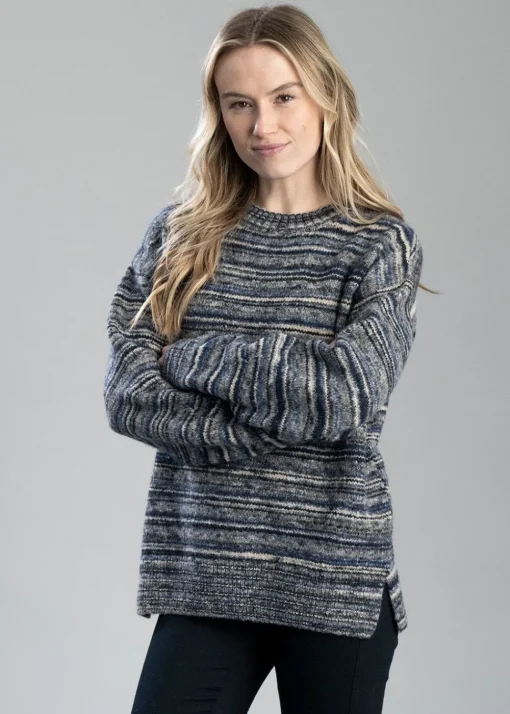 Cassie Knitted Jumper - Grey Multi