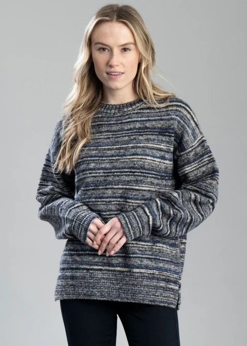 Cassie Knitted Jumper - Grey Multi