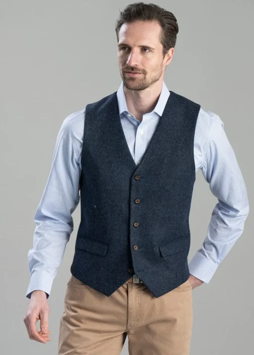 Charlie Waistcoat - Indigo