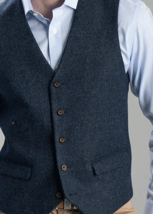 Charlie Waistcoat - Indigo