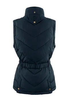 Charlotte Padded Gilet - Navy Blue