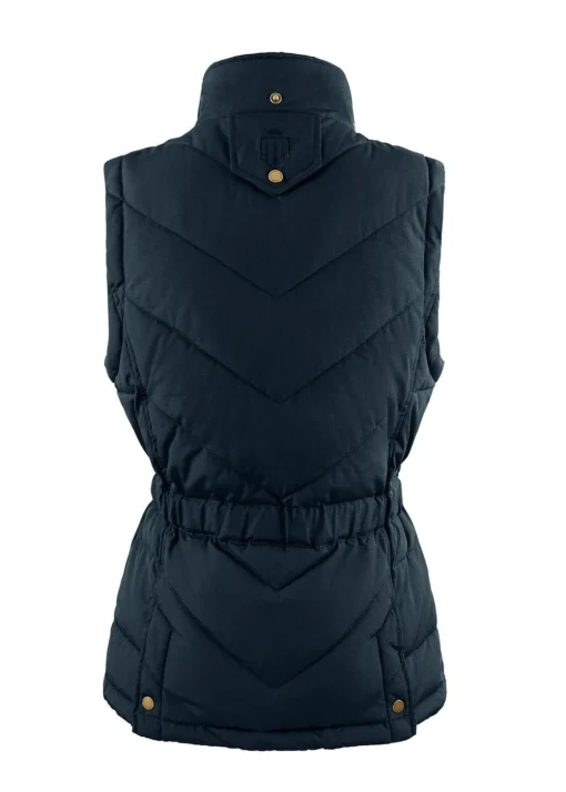Charlotte Padded Gilet - Navy Blue