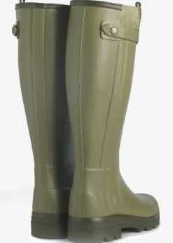 Chasseur Cuir Ladies Wellingtons - Vert Vierzon