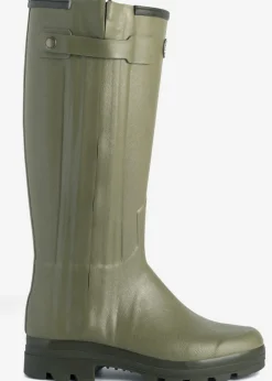 Chasseur Cuir Ladies Wellingtons - Vert Vierzon