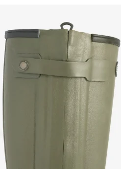 Chasseur Cuir Ladies Wellingtons - Vert Vierzon