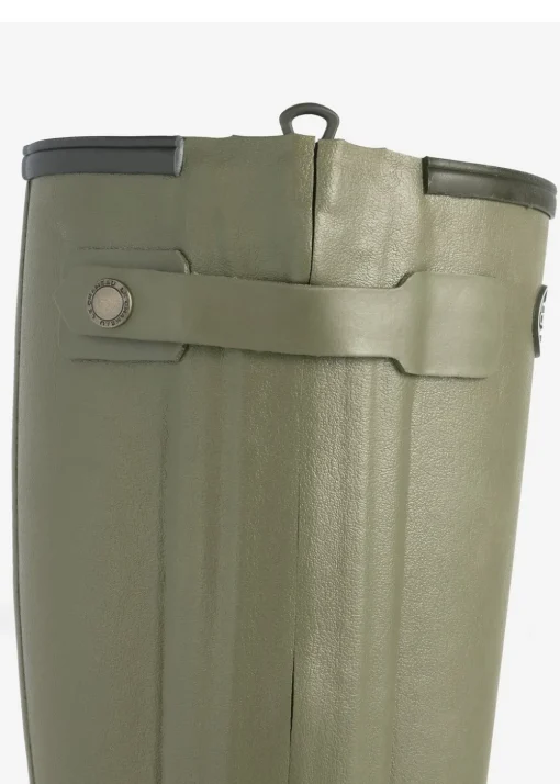 Chasseur Cuir Ladies Wellingtons - Vert Vierzon