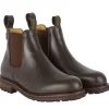 Chelsea Aventure Cuir Boots - Marron Fonce