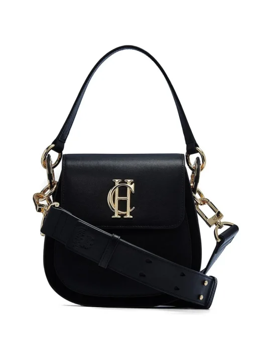 Chelsea Saddle Bag - Soft Black